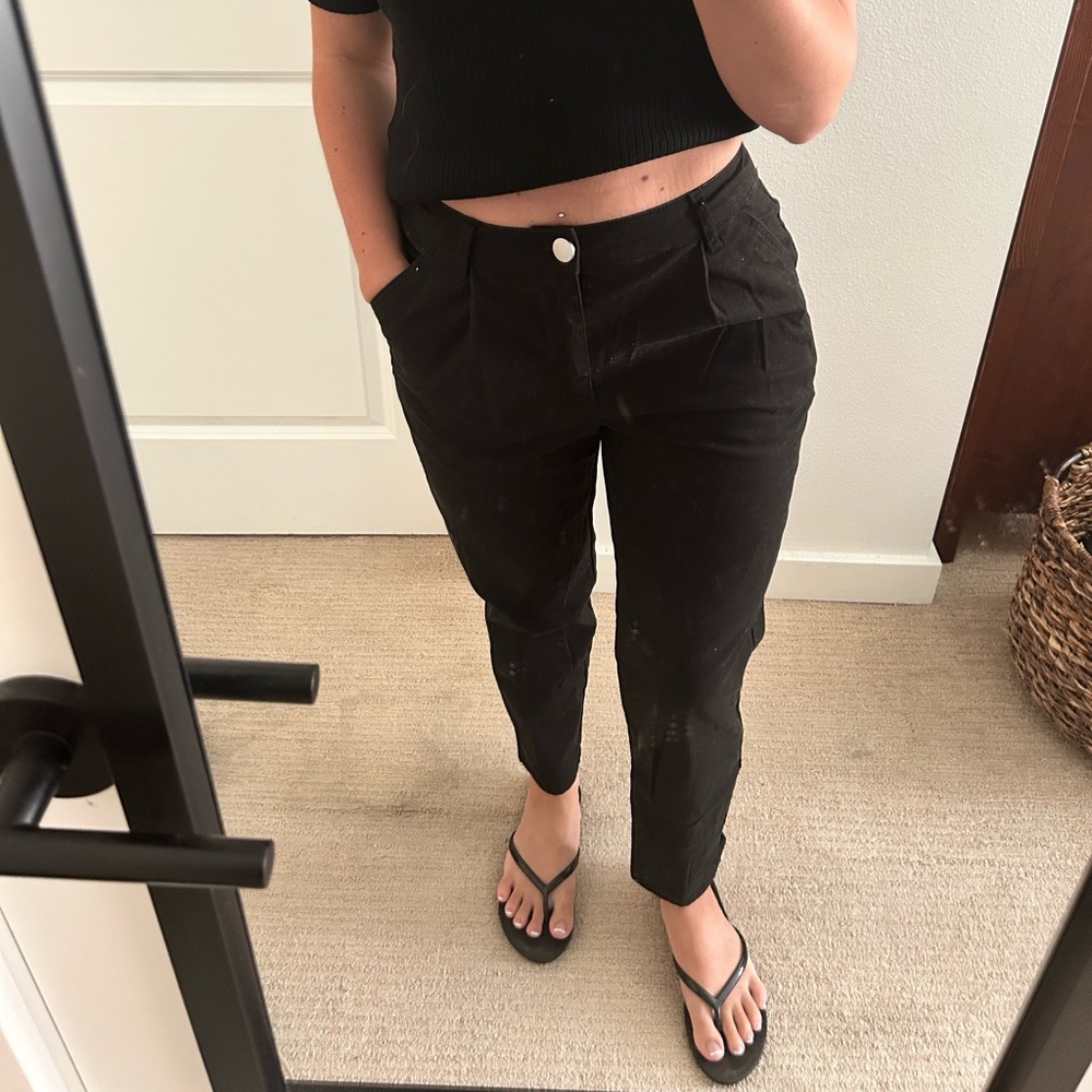 Cute black work pants